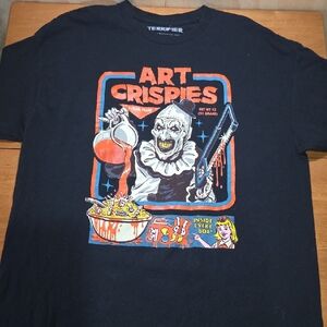 Black Graphic Tee -‎ Terrifier Design